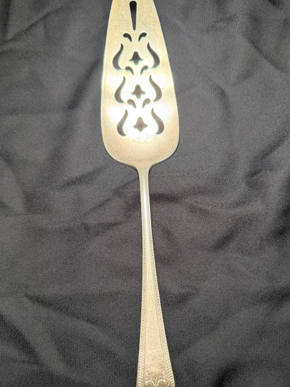 Vintage Art Deco NSC EPNS National Silver Co Silverware Cake Pie Server 10”